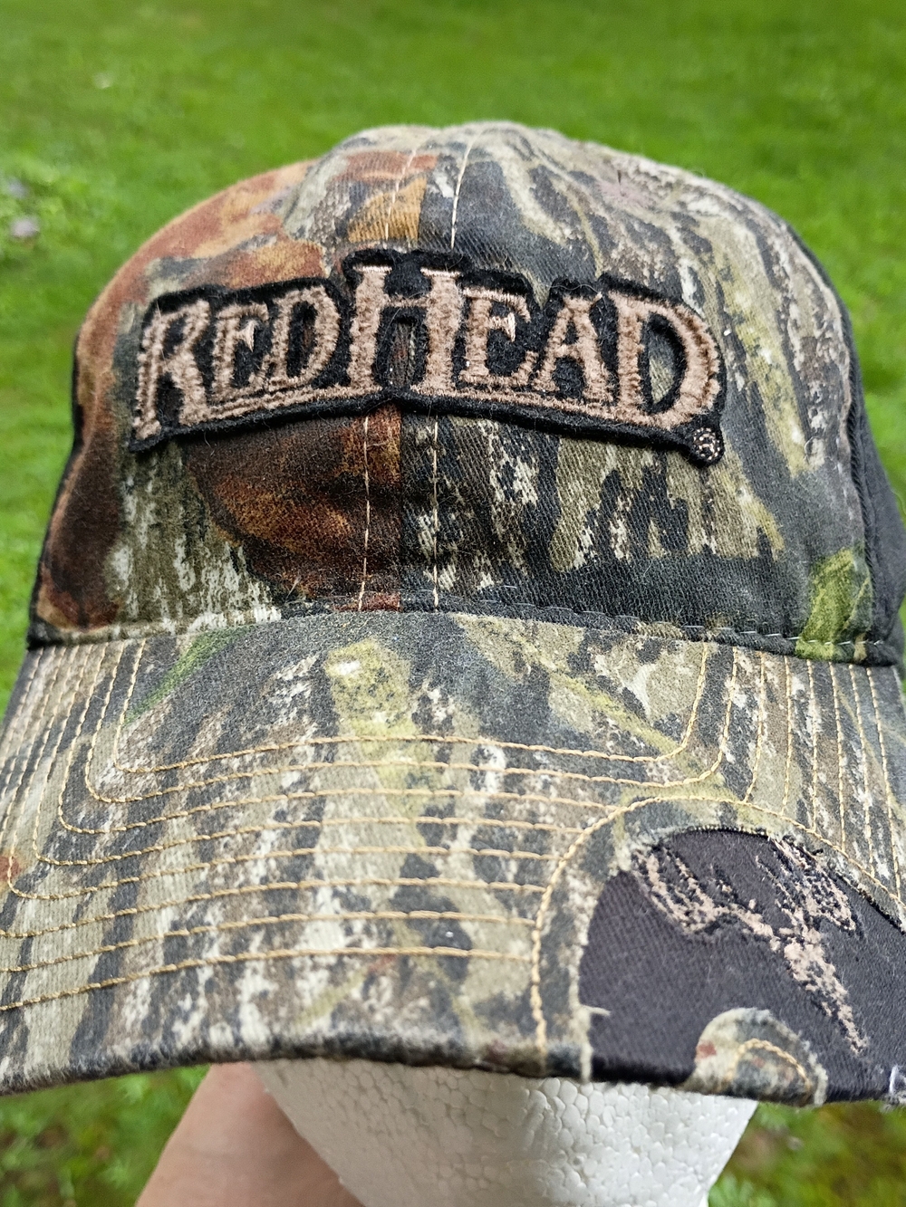RedHead Men's Camo Baseball Cap - Mossy Oak Green